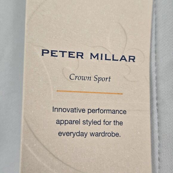 Peter Millar Crown Sport Perth Performance 1/4 Zip Pullover Men's 3XL Gray NWT - Picture 5 of 11